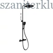 Kép 2/5 - ravak 10° free fekete zuhanyoszlop termosztátos csapteleppel és zuhanyszettel, td F 091.20/150BL