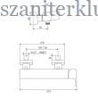 Kép 2/2 - ravak 10° free fali zuhanycsaptelep szett nélkül, td f 032.00/150