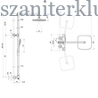 Kép 6/6 - ravak 10° free zuhanyoszlop termosztátos csapteleppel és zuhanyszettel, td F 091.00/150