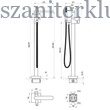 Kép 5/5 - ravak chrome padlón álló kádcsaptelep,tartozéka az r-boksz, cr 080.00