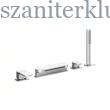 Kép 1/7 - ravak chrome kádperemre szerelhető vízeséses csaptelep, cr 025.00