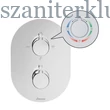 Kép 3/5 - ravak chrome termosztátos falba süllyesztett csaptelep 3 utas r-boxhoz multi, cr 067.00