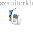 Kép 1/5 - ravak chrome falba süllyesztett csaptelep váltó nélkül r-boxhoz, cr 066.00