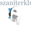 Kép 1/6 - ravak chrome falba süllyesztett csaptelep váltóval r-boxhoz, cr 065.00