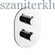 Kép 1/4 - ravak chrome termosztátos falba süllyesztett csaptelep váltóval belső egységgel, cr 063.00