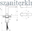 Kép 3/3 - ravak eleganta mosdó csaptelep, 170 mm, leeresztő nélkül, króm