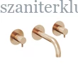 Kép 1/3 - ravak espirit falba süllyesztett kádcsaptelep belső egységgel, rose gold brushed
