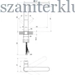 Kép 2/2 - ravak puri álló mosdócsaptelep, 320 mm pu 016.00
