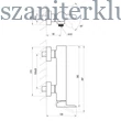 Kép 2/2 - ravak puri fali zuhanycsaptelep, pu 032.00/150