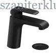 Kép 1/4 - ravak flat black fekete álló mosdócsaptelep click-clack leeresztővel 150 mm, fl 013.20