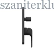 Kép 3/5 - ravak flat black fekete falsík alatti csaptelep váltóval, kizárólag r-box varival, fl065.20