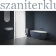 Kép 1/2 - ravak freedom o tec térbenálló akrilkád 170x77 deepsea blue, fehér lefolyóval