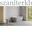 Kép 1/2 - ravak freedom o tec térbenálló akrilkád 170x77 smoke grey, fehér lefolyóval