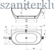 Kép 8/8 - ravak freedom wall térbenálló akrilkád 166x80 fehér