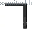 Kép 2/3 - ravak puri black fekete álló mosogatócsaptelep leeresztő nélkül 269 mm, pu 016.20
