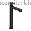 Kép 1/5 - ravak puri black fekete álló mosdócsaptelep leeresztő nélkül 320 mm, pu 015.20