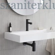Kép 4/5 - ravak puri black fekete álló mosdócsaptelep leeresztő nélkül 190 mm, pu 014.20