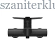 Kép 4/5 - ravak puri black fekete fali kádcsaptelep, pu 022.20/150