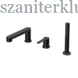 Kép 2/4 - ravak puri black fekete kádperemcsaptelep, pu 026.20