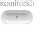 Kép 2/5 - ravak solo térbenálló akrilkád 178x80 fehér, fekete túlfolyóval