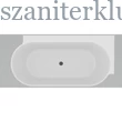 Kép 2/3 - ravak freedom corner II tec r térbenálló akrilkád 175x86 fehér/ fekete lefolyó