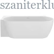 Kép 1/2 - ravak freedom corner II tec l térbenálló akrilkád 175x86 fehér/ white matt