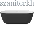 Kép 1/2 - ravak freedom wall II tec térbenálló akrilkád 170x87 fehér/ black, króm lefolyóval