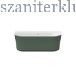 Kép 1/2 - ravak ypsilon wall térbenálló akrilkád wall 178x86 fehér,grey green, fehér túlfolyóval