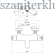 Kép 3/3 - ravak termo termosztátos fali kádcsapteleplapos változat, te 082.00