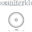 Kép 5/5 - ravak uni 400 mosdó