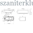 Kép 7/7 - ravak vanda II kád 170x70