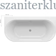 Kép 2/6 - ravak ypsilon wall térbenálló akrilkád wall 178x86 fehér, fekete túlfolyóval