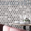 Kép 2/3 - realonda circle glossy grey 30,9x30,9 cm
