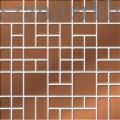 Kép 1/2 - valore cesaria cooper glass mosaic 25x75 cm