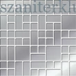 Kép 1/2 - valore concrete platinum glass mosaic 25x25 cm