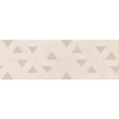 Kép 1/2 - cersanit fernetti stone geometric shine cream dekorcsempe 20x60 cm