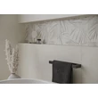 Kép 3/5 - cersanit foggy night wall light grey inserto leaves satin dekor 59,8x59,8 cm