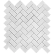 Kép 1/2 - dunin black&white eastern white herringbone 48 glossy 28,5x28,5 cm