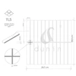 Kép 3/3 - dunin kitkat white matt mozaik 29,3x29,7 cm