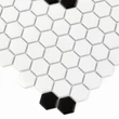 Kép 2/3 - dunin mini hexagon rombdance black matt 50,2x52,3 cm