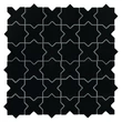 Kép 1/3 - dunin star & cross black matt 30,2x30,2 cm