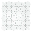 Kép 1/5 - dunin star & cross white matt 30,2x30,2 cm