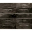 Kép 1/2 - equipe hanoi arco black ash csempe 6,5x20 cm