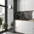 Kép 2/2 - equipe hanoi arco black ash csempe 10x10 cm