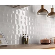 Kép 2/3 - equipe wave white gloss csempe 12x12 cm