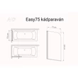 Kép 3/3 - h2o EASY75 KÁDPARAVÁN