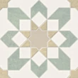 Kép 1/3 - harmony doha green flower 22,3x22,3 cm