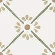 Kép 1/2 - harmony provenza green flower 22,3x22,3 cm