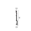 Kép 2/2 - orac decor high skirting sx191 lábazati díszléc