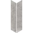 Kép 1/3 - piemme uniquestone titanium chevron matt padlólap 10x53 cm